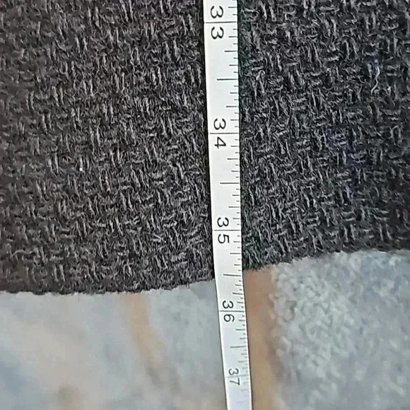 Marvin Richards black wool long pea coat. Size Small sku0048 - Picture 9 of 9